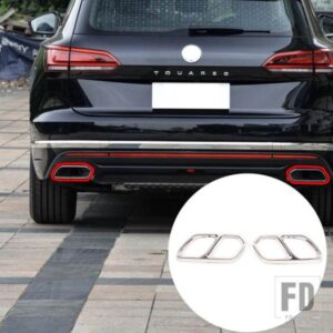 VW 2019-2021 トゥアレグステンレスアウターマフラーアウトレット装飾カバーマフラー装飾フレーム