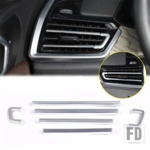 BMW X5 X6 G05 G06 2019-2022 ABS サイドエアアウトレット装飾ストリップ内装ステッカーアクセサリー