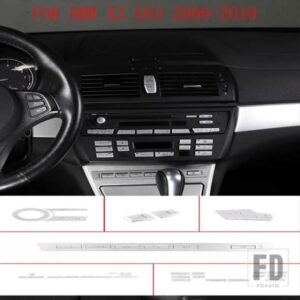 BMW 2006-2010 X3 E83 ヘッドライトスイッチシート加熱ボタンステッカー空調ボタンステッカーインテリアアクセサリー