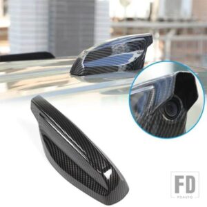 ランドローバー ディフェンダー 90 110 130 2020-2024 車ふかひれアンテナカバー ABS カーボンパターン外装アクセサリー