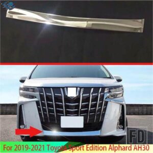 トヨタ 2019-2021 スポーツエディションアルファード AH30 カーアクセサリーステンレスフロントヘッドバンパーカバートリムスタイリング 2020