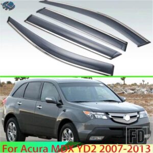 アキュラ MDX YD2 2007-2013 プラスチック外装バイザーベントシェード窓日雨ガードディフレクター 4個 40148 2008