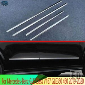 メルセデス ベンツ GLEクラス V167 GLE350 450 2019-2020 カーアクセサリーステンレスサイドドアボディモールドモールドトリム