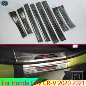 ホンダ CRV CR-V 2020 2021 カーアクセサリーステンレスドアシルパネルスカッフプレートキックステップトリムカバープロテクター