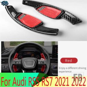 アウディ RS5 RS7 2021 2022 カーボンステアリングホイールシフトパドル延長カーアクセサリー