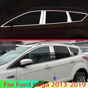 フォード クーガ 2013-2019 カーアクセサリーボディスタイリングスティックステンレスウィンドウガーニッシュウィンドウストリップトリム