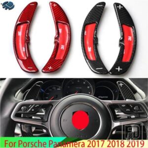 ポルシェ カーボンパナメーラ 2017 2018 2019 ステアリングホイールシフトパドル延長新カーアクセサリー