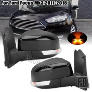 フォード サイドミラーフォーカス 3 MK3 2012-18 自動リアビュー加熱ミラー信号アセンブリアクセサリー