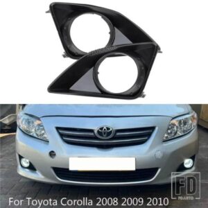 トヨタ フォグランプカバー カローラ 2008 2009 2010 フォグランプアセンブリフォグライトカバーグリルベゼルフレームヘッドライトアクセサリー