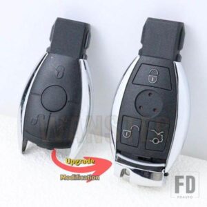 メルセデスベンツ カスタムキーハウジングケース FOB アップグレードキーシェル A B C E S CL CLS CLA CLK W203 W204 W205 W210 W211 W212
