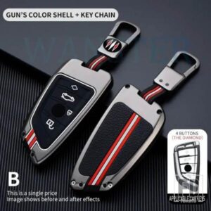 BMW X5 F15 X6 X5M X6M F16 7シリーズ G11 X1 F48 F39 G20 G30 G01 G02 G05 G11 G32 3 4ボタン 金属キーカバー FOB ケースシェル
