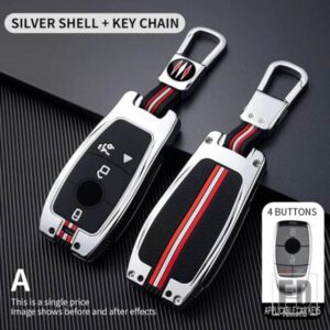 メルセデスベンツ A C E S G クラス GLC CLE CLA GLB GLS W177 W205 W213 W222 X167 AMG 3 4ボタン 金属キーカバー FOB ケースシェル