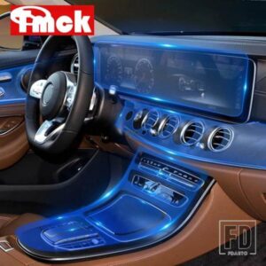 メルセデスベンツ Eクラス W213 E200/260/300/320 2016-2019 カーアクセサリーセンターコンソール TPU クリア膜プロテクターフィルム