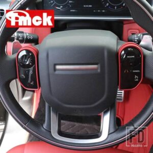 レンジローバー ランドローバー VELAR EVOQUE スポーツ L494 ヴォーグ L405 ディスカバリー 5 L462 スポーツステアリングホイールボタンカバー