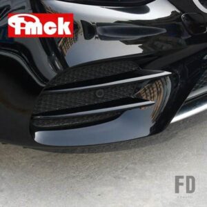 メルセデスベンツ Eクラス AMG E43 E63 W213 2016-2020 カーアクセサリーフロントフォグランプライト装飾ストリップトリムカバーステッカー