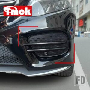 メルセデスベンツ GLE GLSクラス W166 X166 GLE クーペ C292 AMG GLE43 フロントバンパースプリッタースポイラーフォグランプカバートリムステ