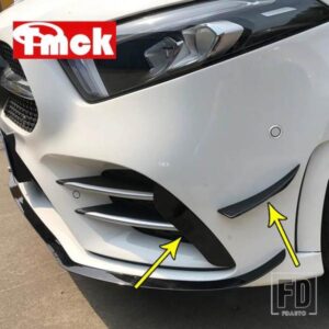 メルセデスベンツ Aクラス W177 V177 A180 A200 A220 A250 A35 2019-2023 + カーアクセサリーフロントバンパーエアベントカバートリムステッカ