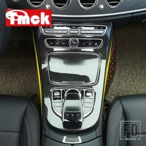 メルセデスベンツ Eクラス W213 E200 E300 E320 2016-2018 カーアクセサリーセンターコンソールギアカバートリムフレームパネル