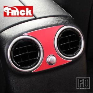 メルセデスベンツ Eクラス W213 Cクラス W205 GLC X253 2016-2021 カーアクセサリー後列エアコンエアベントアウトレットトリムカバー