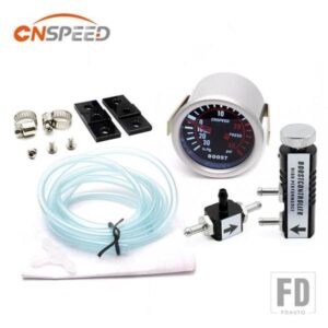 2インチ52mmスモークレンターボブーストゲージ PSI/インチ HG 自動ターボブーストコントローラキット 1-30 PSI インキャビン