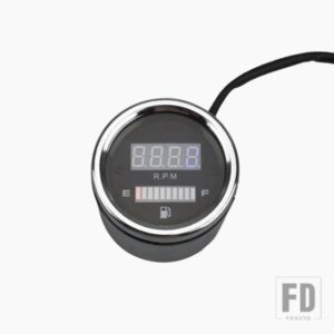 汎用 12V オートバイ LED デジタルスピードメーター燃料ゲージランニング距離計スピードメーターゲージレーサーバイク用
