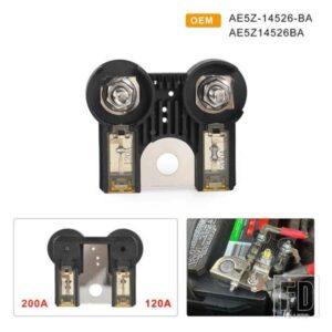 3 穴 200A/120AMP バッテリーヒューズリンクヒューズ ナット付き EDGE FUSION AE5Z-14526-BA AE5Z14526BA