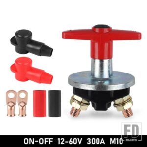 バッテリーアイソレータカットオフスイッチ 12V/60V 300A 銅ボルトバッテリー切断スイッチ RV ヨットと車両 2 ポジション