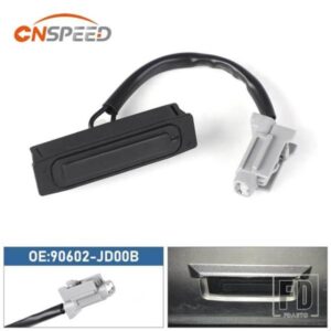 日産 黒テールゲートスイッチトランクリッド開閉ボタン キャシュカイ J10 2006-2014 90602-JD004 90602-JD00B 90602JD00B