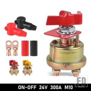 300A カットオフ回転アイソレーター 鍵穴付き 12V マリンロータリーバッテリースイッチ キャンピングカー ボート トラック RV 自動車用
