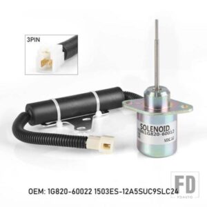 12V 燃料遮断ストップソレノイド 1G820-60022 1G820-60012 SA-5156 クボタ D722 D782 KX41 KX41-3 KX016 KX018 ショベル