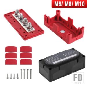 汎用 1248V 300A 配電ブロックモジュール設計マリンバスバートラック用自動車用 ボート M6 M8 M10