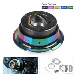 汎用 新レーシングステアリングホイールハブアダプターボスキットアルミクイックリリースハブアダプターボスキット