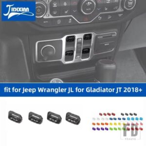 ジープ ラングラー JL グラディエーター JT 2018-24 アップ窓コントロールボタン装飾カバー