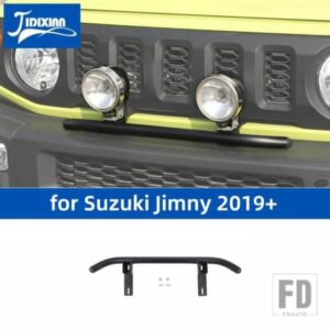スズキ フロントバンパーグリルスポットライトブラケットサポートアクセサリー ジムニー 2019-24 アップ