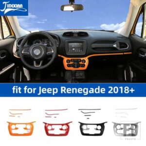 ジープ ダッシュボード空調コントロールパネル装飾カバーレネゲード 2018-24 アップ