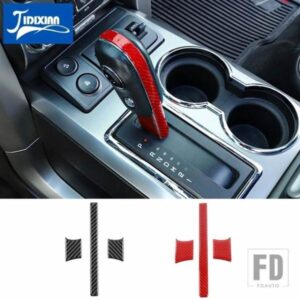 フォード ソフトカーボンギアシフトレバー装飾カバー F150 2009-14 インナーアクセサリー