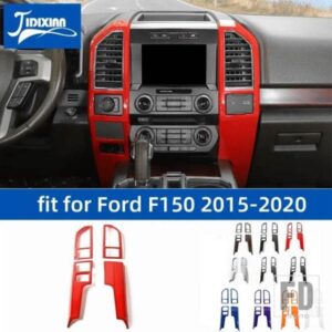 フォード 中央コンソールダッシュボードエアアウトレットベント装飾カバー F150 2015-2020 インテリアアクセサリー