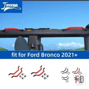 フォード 車フロントリアアンチスリップルーフトップグラブハンドルブロンコ 2021-24 アップインテリアアクセサリー