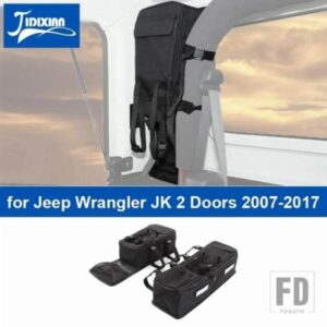 ジープ トランクドアロールバーアンチロール収納袋 ラングラー JK 2 ドア 2007-14-2017用
