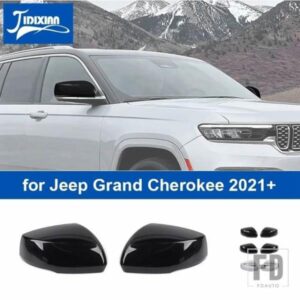 ジープ グランドチェロキー 2021-24 アップ車外装バックミラー装飾シェルカバー