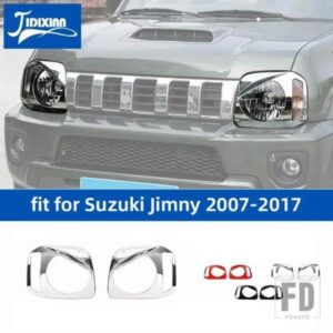 スズキ ジムニー 2007-17 ヘッドライトライトランプ装飾カバー