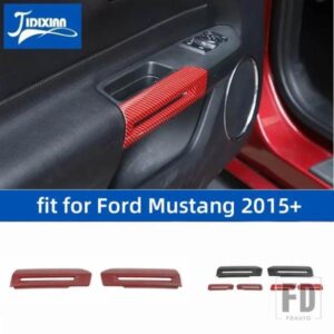 フォード マスタング 2015-24 車インナードアハンドル装飾カバーアクセサリー