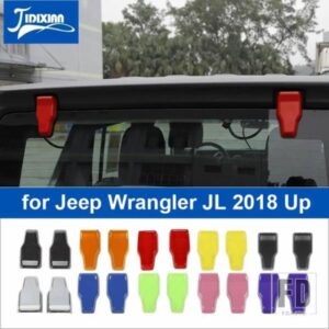 ジープ リアテールドア窓ガラスヒンジ装飾カバーラングラー JL 2018-24 アップ