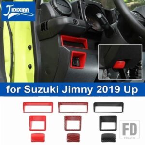 スズキ バックミラー調整スイッチ装飾フレームカバー ジムニー 2019-23 アップアクセサリー