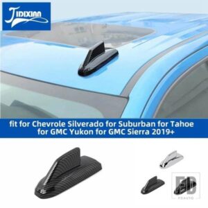 シボレー 車アンテナカバー装飾トリム シルバラード用 サバーバン用 タホ用 GMCユーコン用 GMCシエラ用 2019アップ