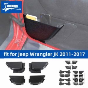 ジープ 片付け車フロントリアドアストリングバッグ収納ボックスラングラー JK 2011-17
