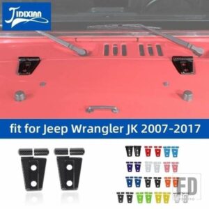 ジープ ラングラー JK 2007-17 エンジンフードヒンジ装飾カバー
