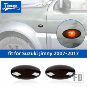 スズキ ジムニー 2007-2017 車フェンダーウィンカーライトランプ装飾カバー外装アクセサリー