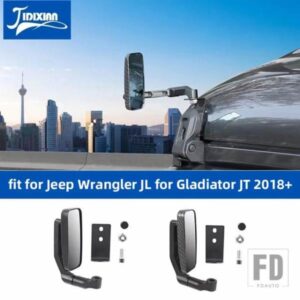 ジープ ラングラー JL グラディエーター JT 2018 アップエンジンフードラッチキャッチブラインドスポットバックミラー補助ミラー