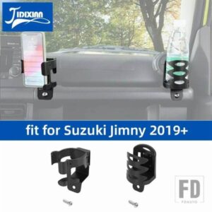 スズキ ジムニー 2019-24 車内携帯電話ブラケットドリンクカップホルダースタンドアクセサリー